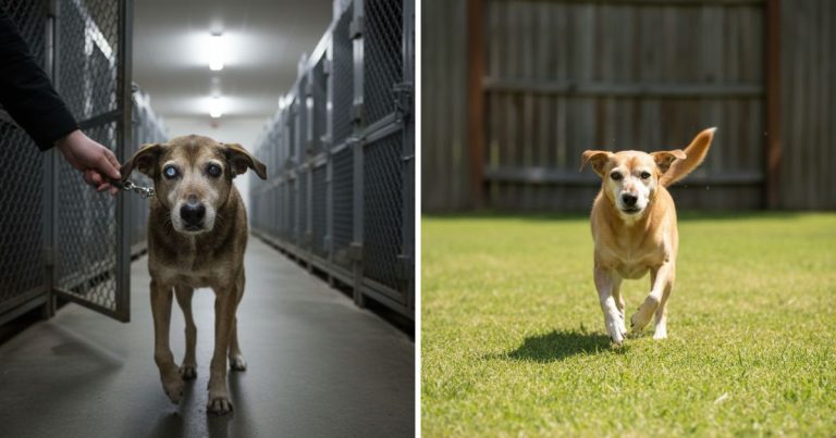 Senior Dog Thought He Had Only Days Left — Then Love Changed Everything